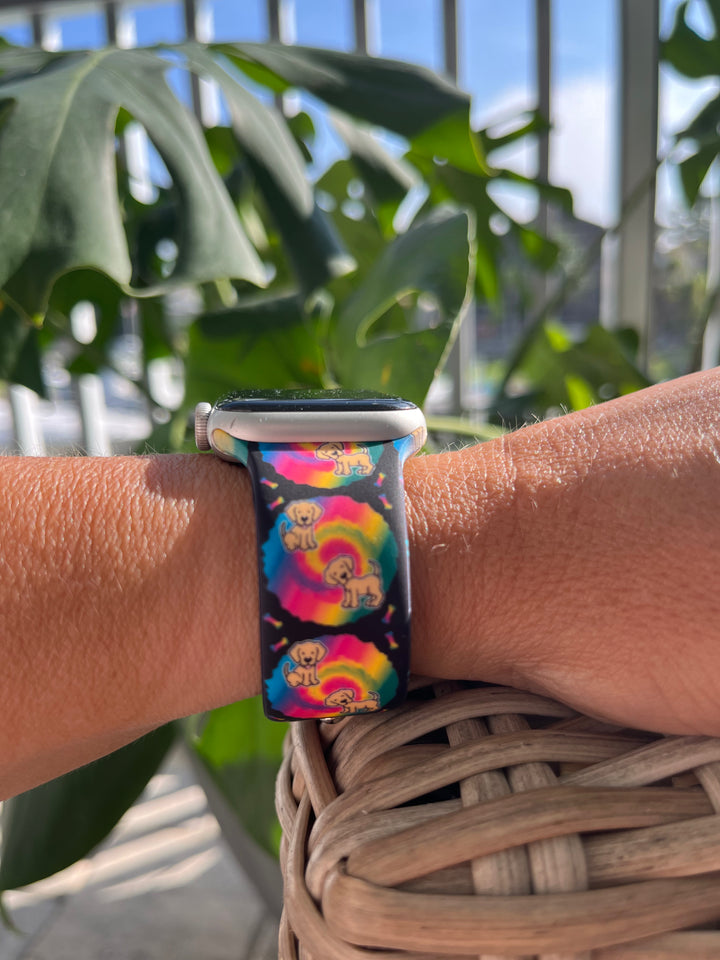 The Golden Tie-Dye Watchband