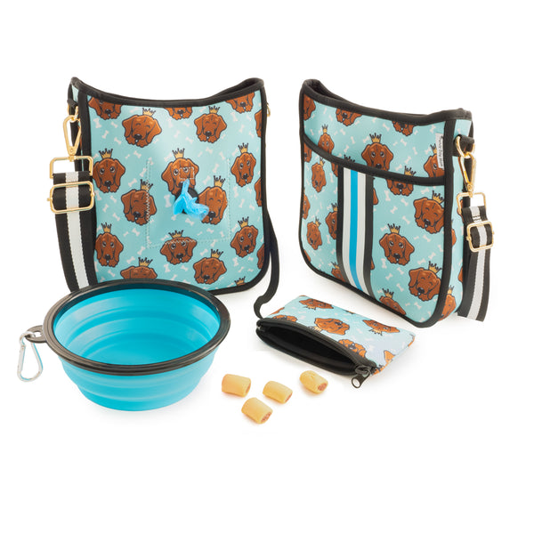King Doxie Dog Walking Bag – Trendy Dog Mom